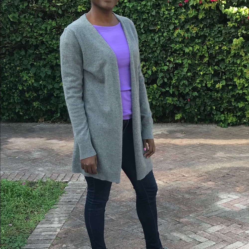 Saks Fifth Ave Cashmere and silk Cardigan Sweater